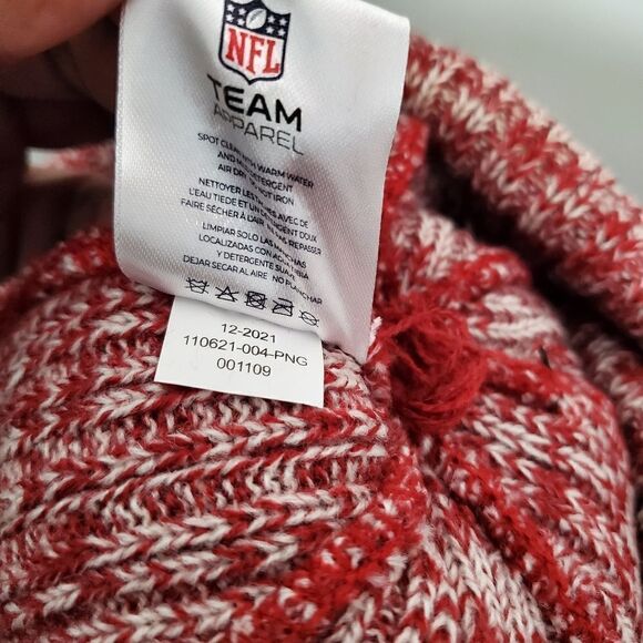 Washington Football Team NFL Women's  Cuff Knit Cap Pom Beanie  OSFA - Picture 6 of 7